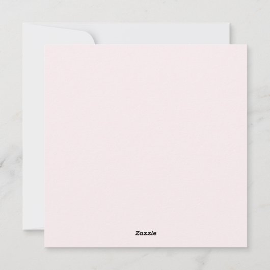 Roze Girly Sneakers Feestdagenkaart (Achterkant)