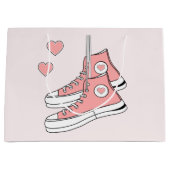 Roze Girly Sneakers Groot Cadeauzakje (Voorkant)