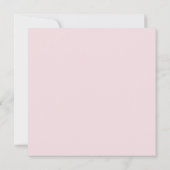 Roze Girly Sober & Bright Sobriety Christmas Kaart (Achterkant)