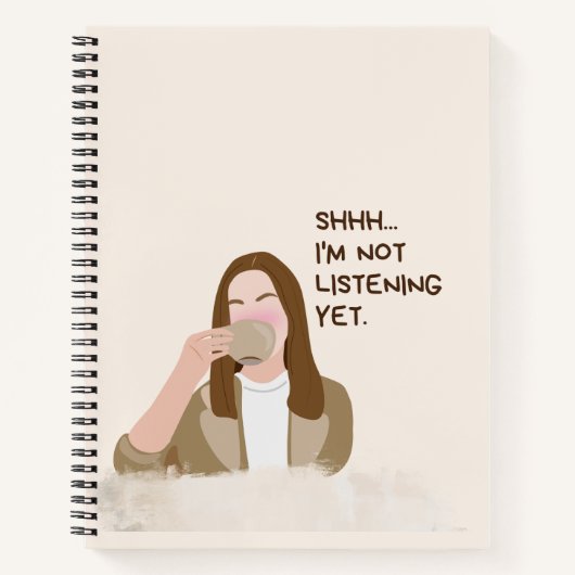 Roze Girly Spiral Notitieboek - en speels (Voorkant)