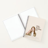 Roze Girly Spiral Notitieboek - en speels (Binnen)