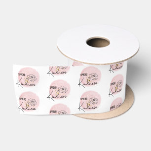 Roze Girly Spread Vriendelijkheid Satijnen Lint