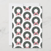 Roze Girly Vakantie Favoriete Dingen Feest Kaart (Achterkant)