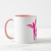 Roze girly vrijgezellenfeest mok (Links)