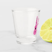Roze gitaar Laatste Bash in Nash Bachelorette Shot Glas (Links)