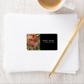 Roze Gladiolus Bloemen Etiket (Insitu)