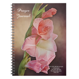 Roze Gladiolus Flowers Art The Journal Notitieboek