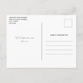 Roze Glam Bow met een Center Edelsteen Verjaardag Uitnodiging Briefkaart (Achterkant)