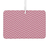 Roze Glam Faux Glitter Chevron Luchtverfrisser (Achterkant)
