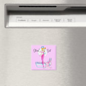 Roze Glam' Gal Magnet (Insitu (Vaatwasser))