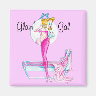 Roze Glam' Gal Magnet