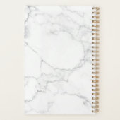 Roze Glam Glitter Hair Salon Planner (Achterkant)