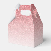 Roze Glam Glitter Persoonlijk Bedankdoosjes (Achterkant)