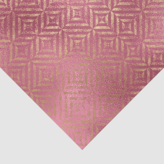 Roze Glam Goud Tissuepapier (Detail)
