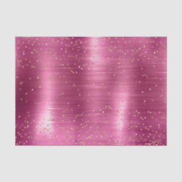 Roze Glam Gouden Glitter Confetti Baby Shower Tissuepapier