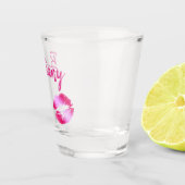Roze Glam Kisses Shot Glas (Rechts)