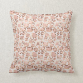 Roze Glam Leopard Print Kussen