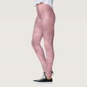Roze Glam Leopard Print Leggings (Links)