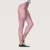 Roze Glam Leopard Print Leggings (Rechts)
