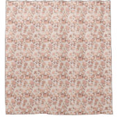 Roze Glam Luipaard Print Douchegordijn (Voorkant)