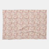 Roze Glam Luipaard Print Theedoek (Horizontaal)