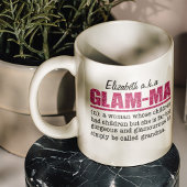 Roze Glam Oma - Grootmoeder Koffiemok