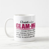 Roze Glam Oma - Grootmoeder Koffiemok (Links)