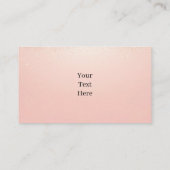 Roze Glam Schoonheidszaak Visitekaartje (Achterkant)