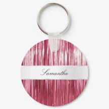 Roze Glam Tinsel Stripes