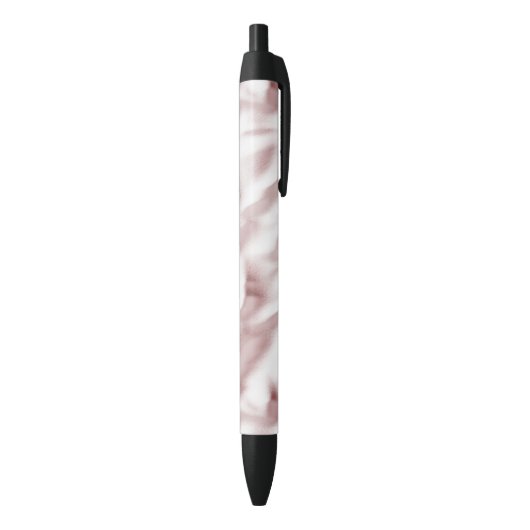 Roze Glam Verjaardag Zwarte Inkt Pen (Achterkant (Verticaal))