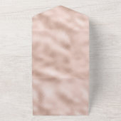 Roze Glamour All In One Uitnodiging (Buitenkant)