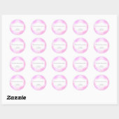 Roze Glamour Lichten Bokeh Chic Stickers (Vel)