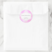 Roze Glamour Lichten Bokeh Chic Stickers (Tas)