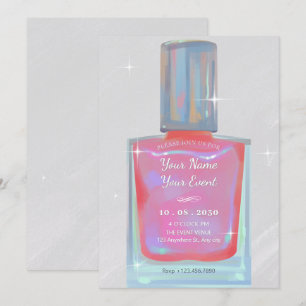 Roze glamour nagellak kaart