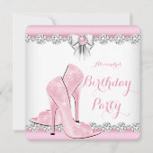  roze glamour op hoog niveau - verjaardag 2 kaart (Voorkant)