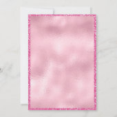 Roze Glamoureus Las Vegas Bachelorette Party Kaart (Achterkant)