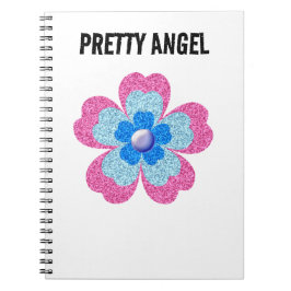 roze glamourglitter notitieboek