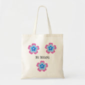 roze glamourglitter tote bag (Voorkant)