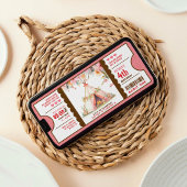 Roze glamping verjaardagskaartje kaart