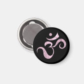 Roze Glans Om Magneet (Voorkant / Achterkant)