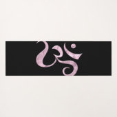 Roze Glans Om Yogamat (Achterkant (horizontaal))