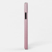 Roze Glans Stof Gepersonaliseerde Hoes (Achterkant/rechts)