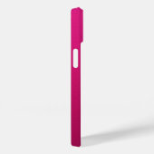 Roze Glans Witte Elegante Calligrafie Script Naam Case-Mate iPhone Case (Achterkant / Rechts)