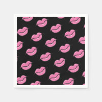 Roze Glanzende Lippen Schoonheid Make-up Verjaarda