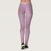 Roze glasvormgeving leggings (Achterkant)