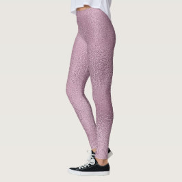 Roze glasvormgeving leggings
