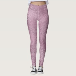 Roze glasvormgeving leggings