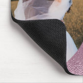 Roze glazen foto-Lijst Muismat (Hoek)