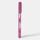 roze glinsterende getextureerde tegel Case-Mate iPhone case (Achterkant / Rechts)