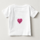 Roze glinsterende pailletten, liefdesgraffiti vale (Achterkant)